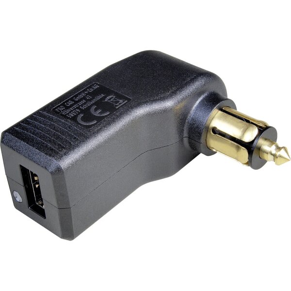 PRO CAR Gewinkelter USB Normstecker / 12 - 24 V