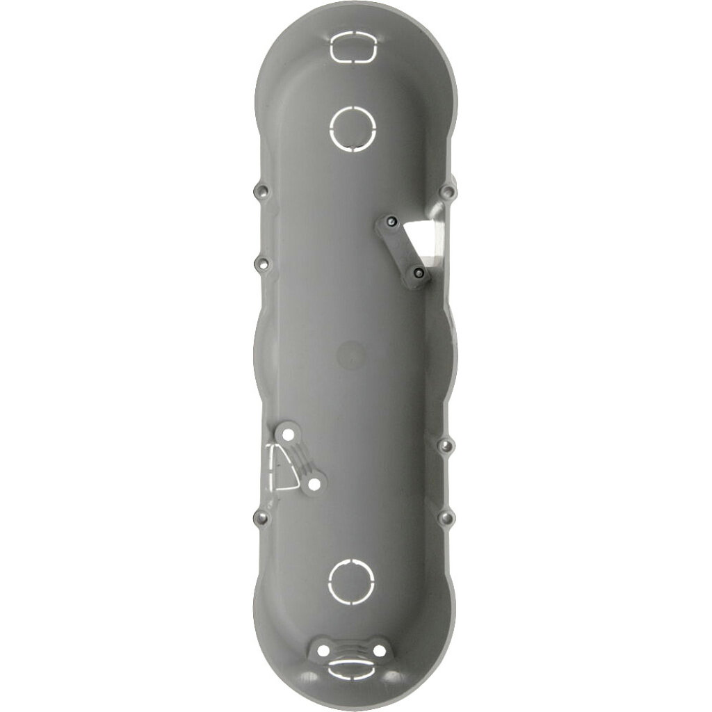 Berker Berührungsschutzdose Berker 3-fach Farbe grau Ø 49 mm